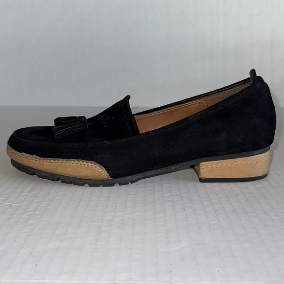 L’Amour Des Pieds Finiey Black Suede Tassel Loafers - Picture 5 of 14